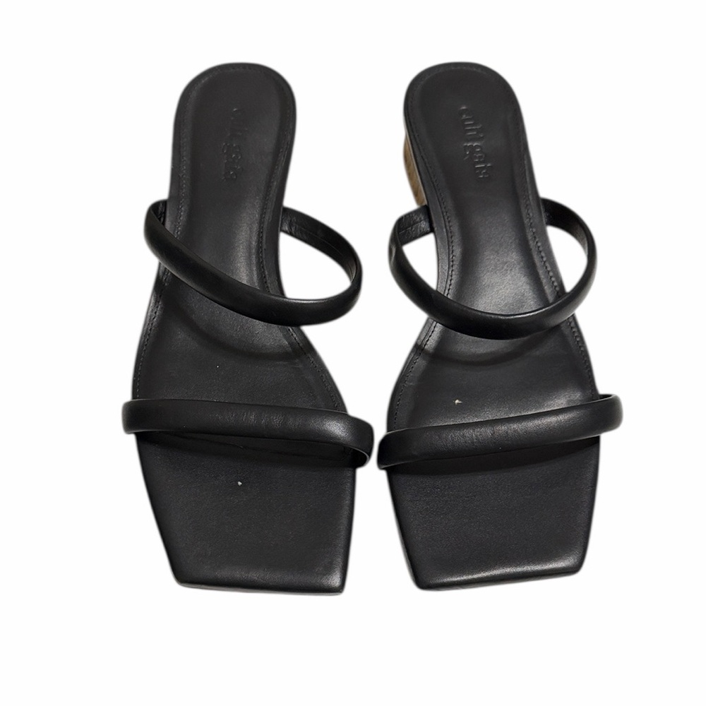Cult Gaia Black Liz Sandals Size 38